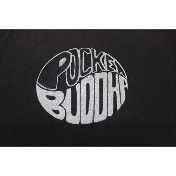Vintage Pocket Buddha graphic‎ print single stitch short sleeve t-shirt L/XL - Picture 8 of 13